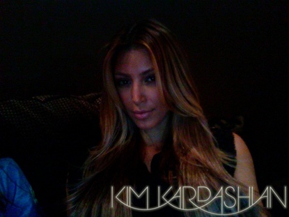 kim kardashian hair up. Kim Kardashian without make-up